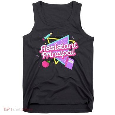 Cute Assistant Principal 80S 90S Back To School Gift Tank Top