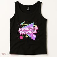 Cute Assistant Principal 80S 90S Back To School Gift Tank Top thumb 2