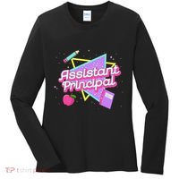Cute Assistant Principal 80S 90S Back To School Gift Women's Long Sleeve Shirt thumb 0
