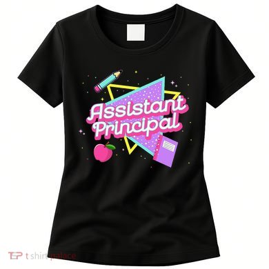 Cute Assistant Principal 80S 90S Back To School Gift Women's T-Shirt