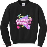 Cute Assistant Principal 80S 90S Back To School Gift Kids Sweatshirt thumb 0
