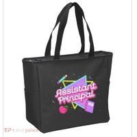 Cute Assistant Principal 80S 90S Back To School Gift Tote Bag thumb 2
