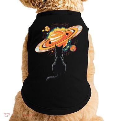 Cat And Planets Cosmic Universe Design Doggie Tank