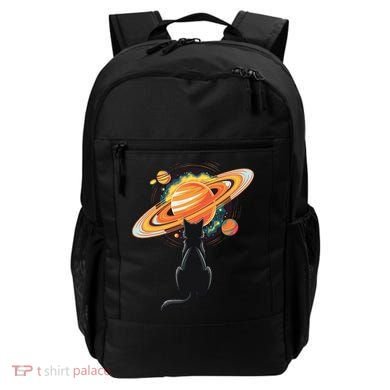 Cat And Planets Cosmic Universe Design Backpack