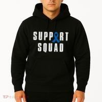 Child Abuse Prevention Awareness Warrior Support Squad Hoodie thumb 2