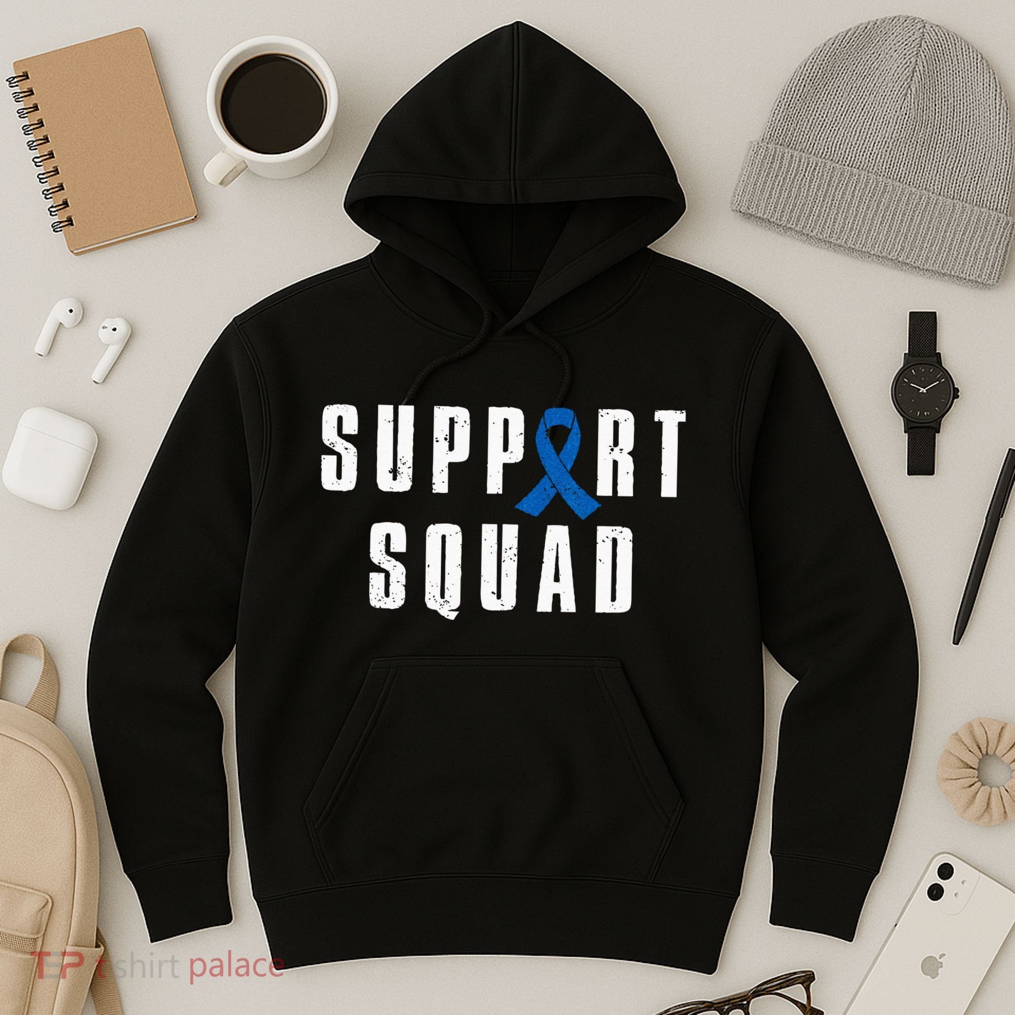 Child Abuse Prevention Awareness Warrior Support Squad Hoodie