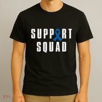 Child Abuse Prevention Awareness Warrior Support Squad T-Shirt thumb 3