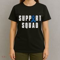 Child Abuse Prevention Awareness Warrior Support Squad T-Shirt thumb 4