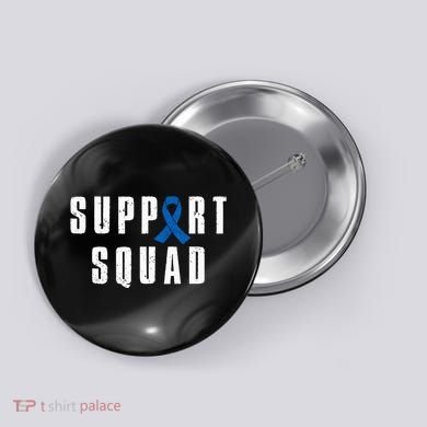 Child Abuse Prevention Awareness Warrior Support Squad Button