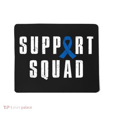 Child Abuse Prevention Awareness Warrior Support Squad Mousepad