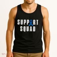 Child Abuse Prevention Awareness Warrior Support Squad Tank Top thumb 3