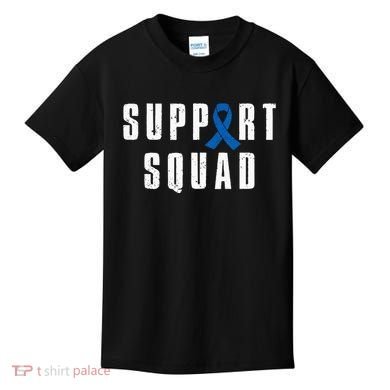 Child Abuse Prevention Awareness Warrior Support Squad Kids T-Shirt
