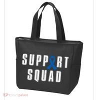 Child Abuse Prevention Awareness Warrior Support Squad Tote Bag thumb 3