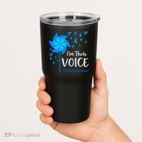 Child Abuse Prevention Awareness IM Their Voice Pinwheel Tumbler thumb 2