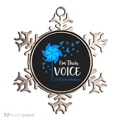 Child Abuse Prevention Awareness IM Their Voice Pinwheel Ornament