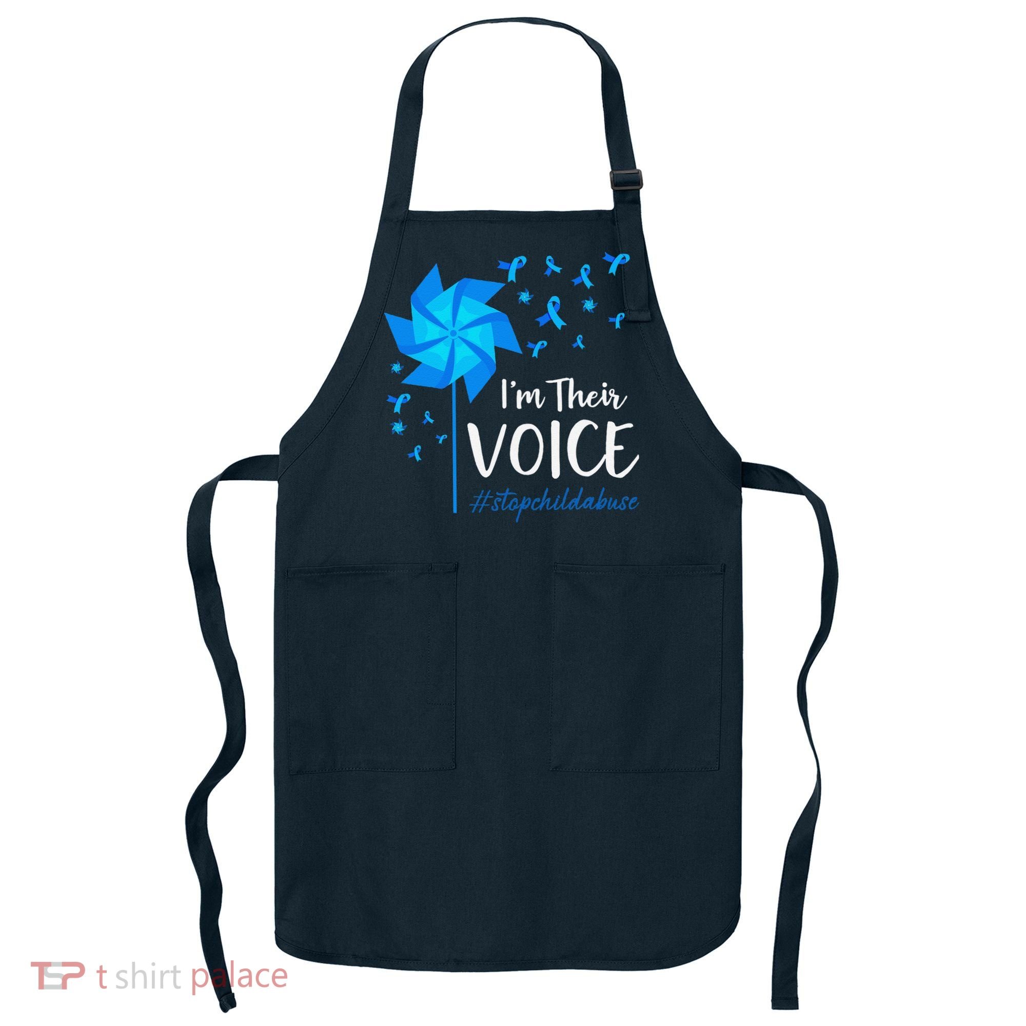 Child Abuse Prevention Awareness IM Their Voice Pinwheel Apron