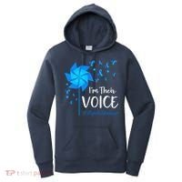Child Abuse Prevention Awareness IM Their Voice Pinwheel Women's Hoodie thumb 0