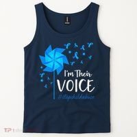Child Abuse Prevention Awareness IM Their Voice Pinwheel Tank Top thumb 2