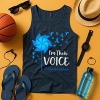 Child Abuse Prevention Awareness IM Their Voice Pinwheel Tank Top thumb 4