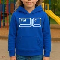 Copy And Paste Dad Matching Father Daughter Son S Cool Gift Kids Hoodie thumb 3
