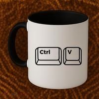Copy And Paste Daughter Son Cute Gift Matching Fathers Day Cute Gift Coffee Mug thumb 2