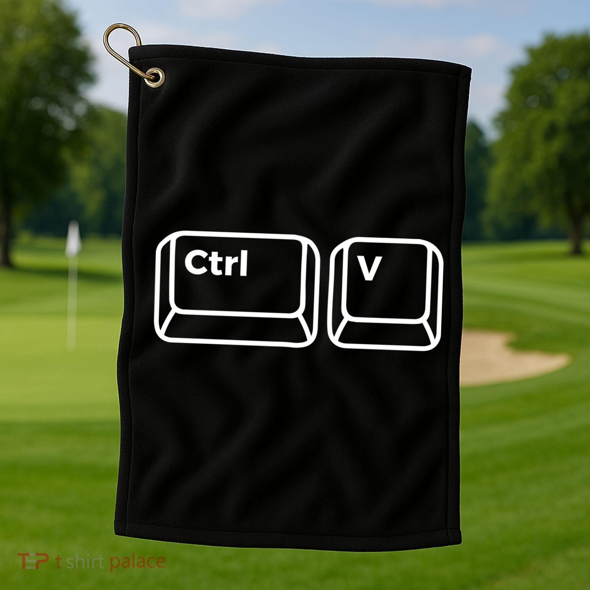 Copy And Paste Daughter Son Cute Gift Matching Fathers Day Cute Gift Golf Towel