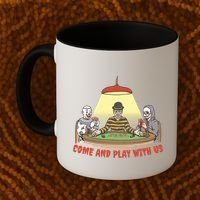 Come And Play With Us Spooky Horror Halloween Coffee Mug thumb 2