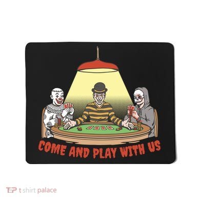 Come And Play With Us Spooky Horror Halloween Mousepad
