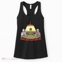 Come And Play With Us Spooky Horror Halloween Women's Tank Top thumb 0