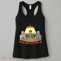 Come And Play With Us Spooky Horror Halloween Women's Tank Top thumb 3
