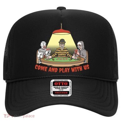 Come And Play With Us Spooky Horror Halloween Hat