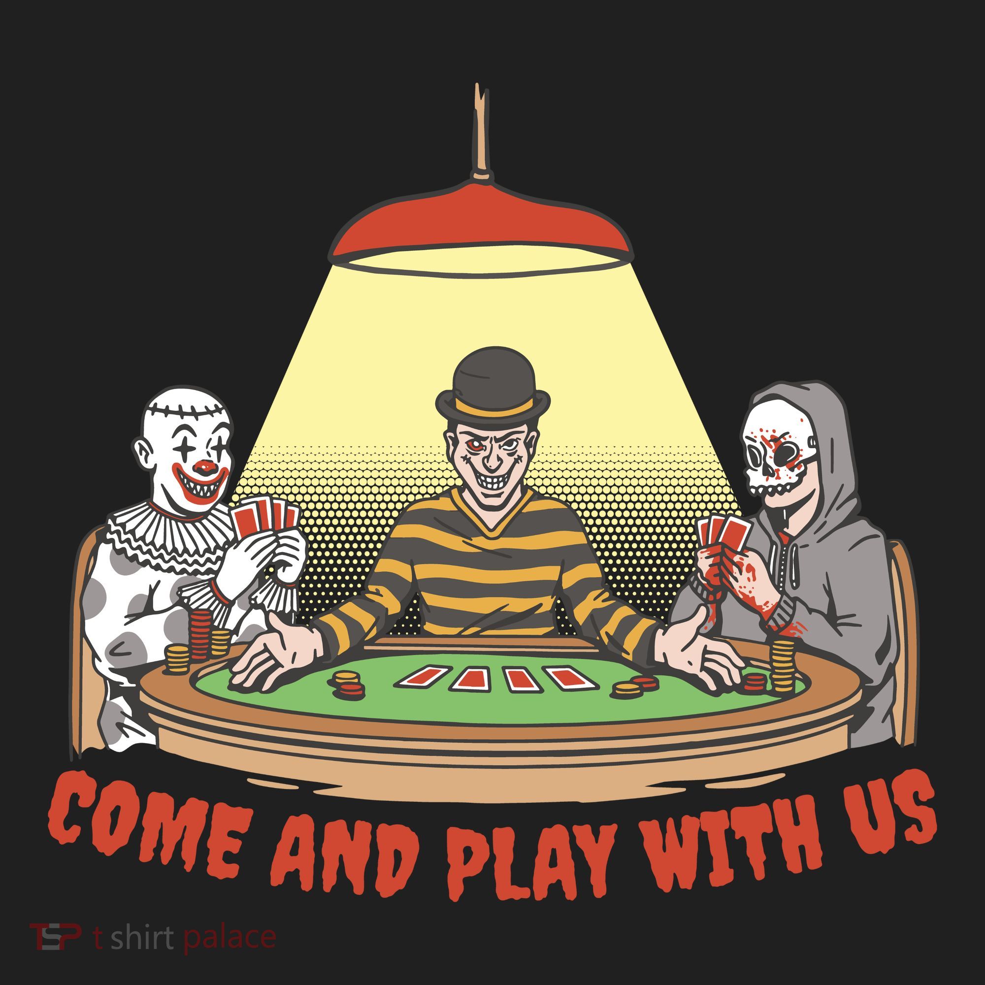Come And Play With Us Spooky Horror Halloween Hat