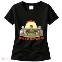 Come And Play With Us Spooky Horror Halloween Women's T-Shirt thumb 0