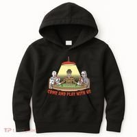 Come And Play With Us Spooky Horror Halloween Kids Hoodie thumb 0