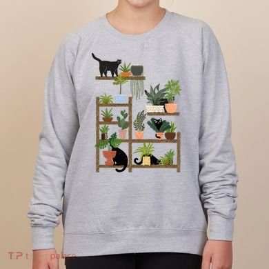 Cats And Plants Women's Sweatshirt