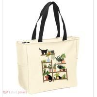 Cats And Plants Tote Bag thumb 2