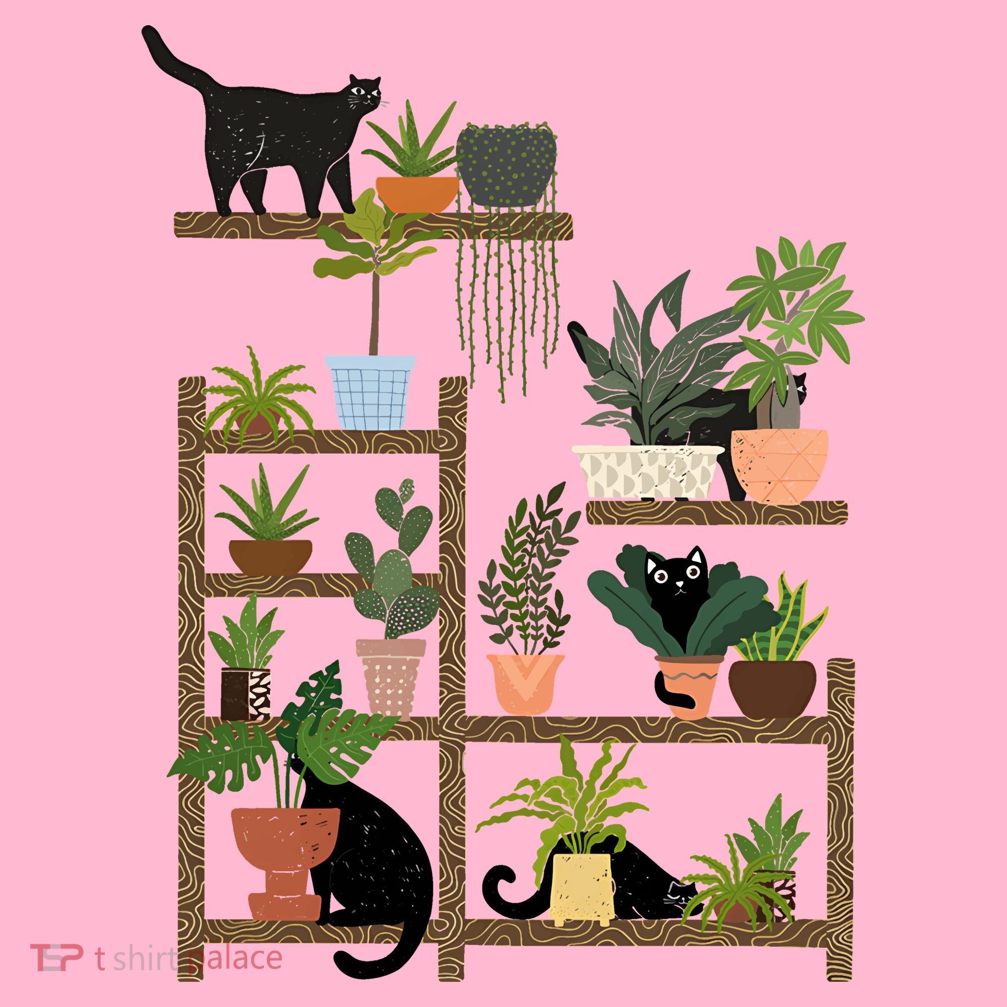 Cats And Plants Coaster