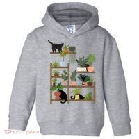 Cats And Plants Toddler Hoodie thumb 0