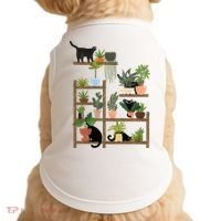 Cats And Plants Doggie Tank thumb 0