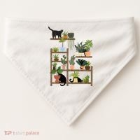 Cats And Plants USA-Made Doggie Bandana thumb 0