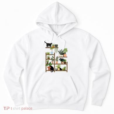 Cats And Plants Hoodie