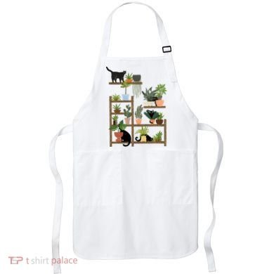 Cats And Plants Apron