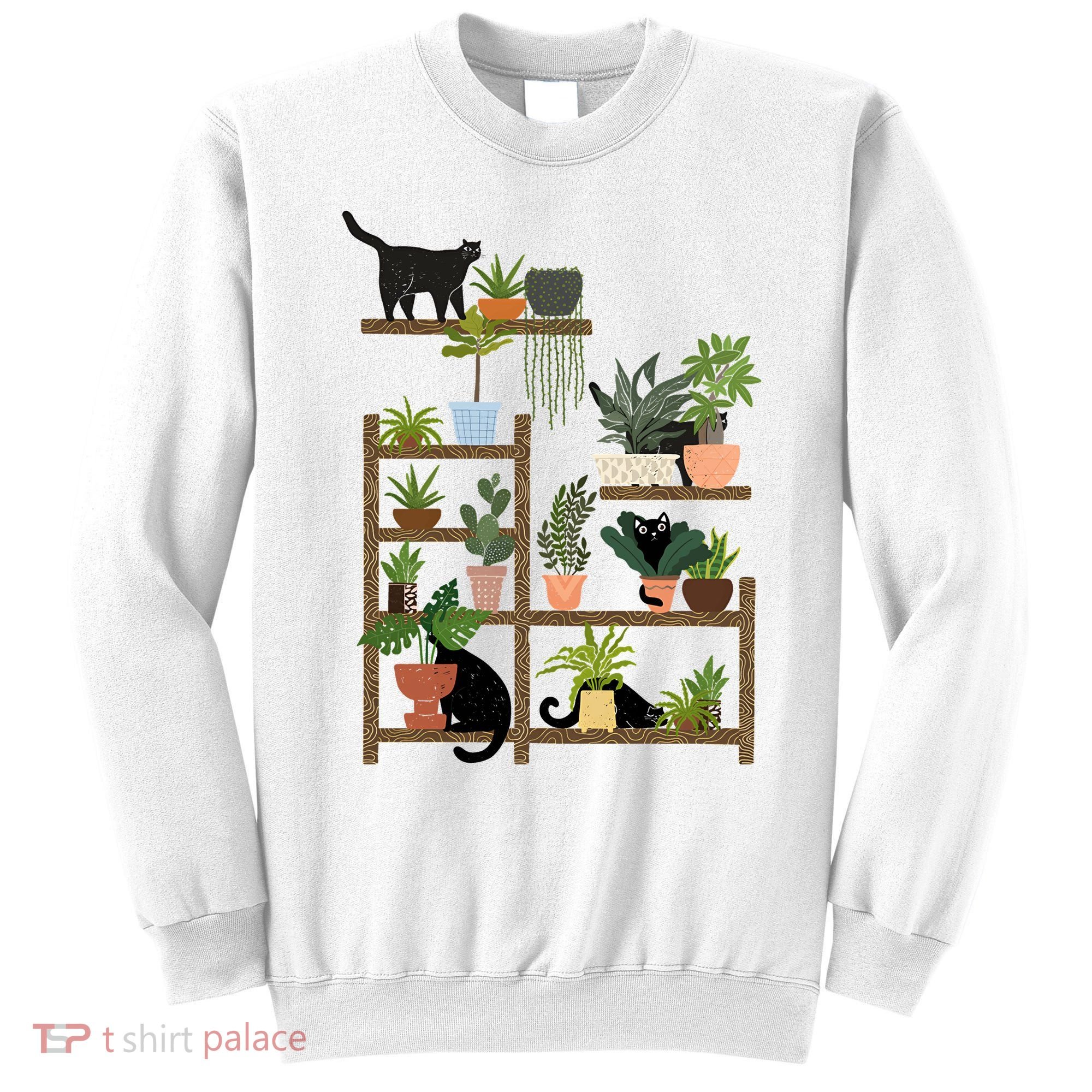 Cats And Plants Sweatshirt