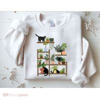 Cats And Plants Sweatshirt thumb 2