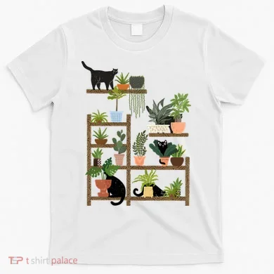 Cats And Plants T-Shirt
