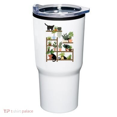 Cats And Plants Tumbler