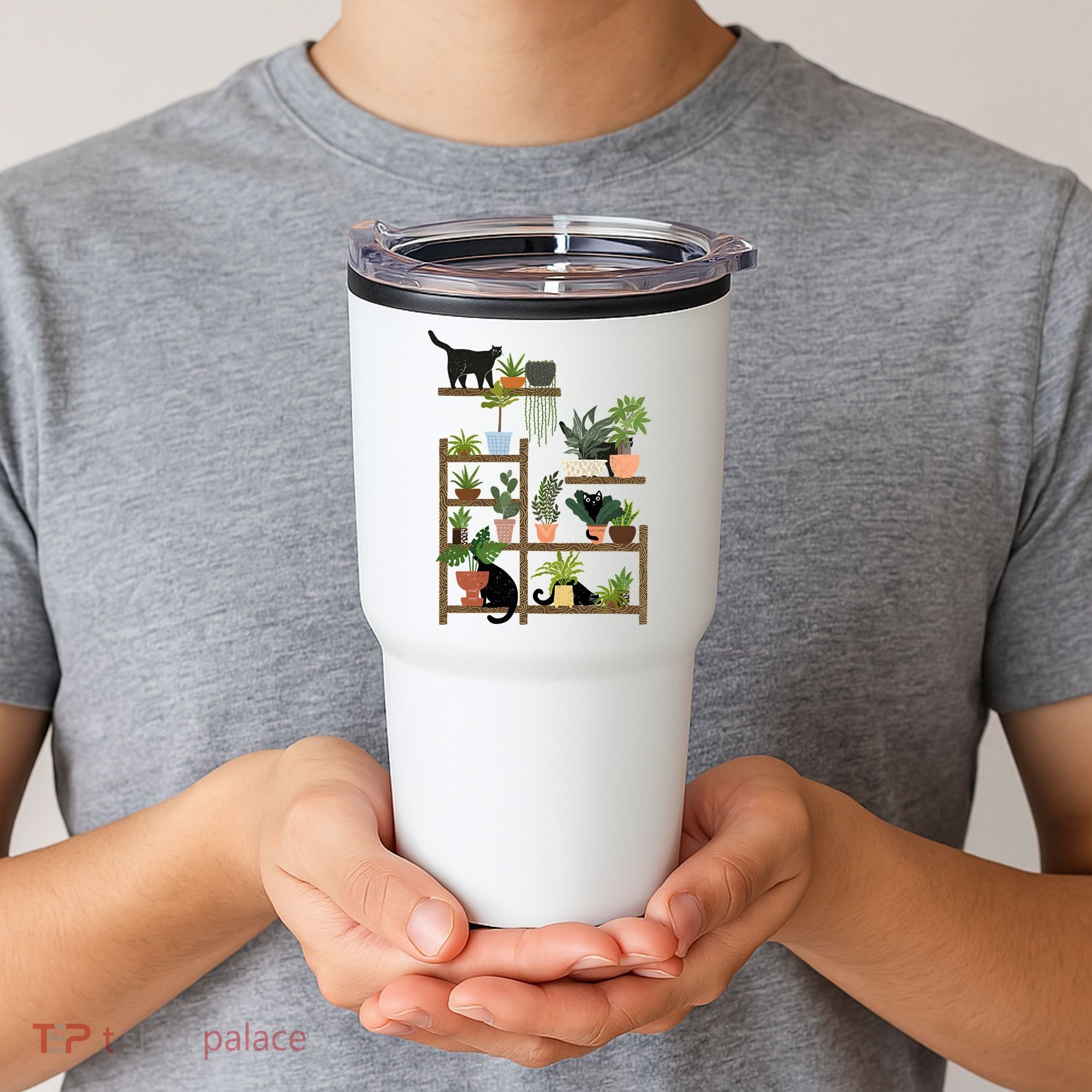 Cats And Plants Tumbler
