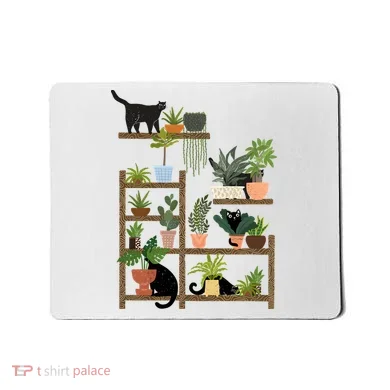 Cats And Plants Mousepad