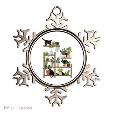 Cats And Plants Ornament