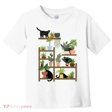 Cats And Plants Toddler T-Shirt